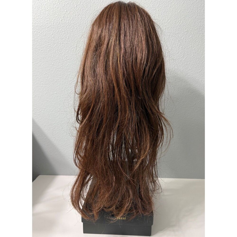 Belle Tress Shakerato in Cola with Cherry Color, Lace Front Left Mono Part